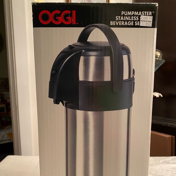 OGGI Other - OGGI PUMPMASTER STAINLESS STEEL BEVERAGE SERVER